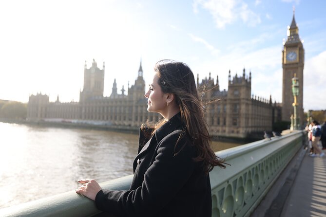 60-Minute Private Photoshoot Tour near Bigben and London Eye - Crossing Westminster Bridge for the wide views