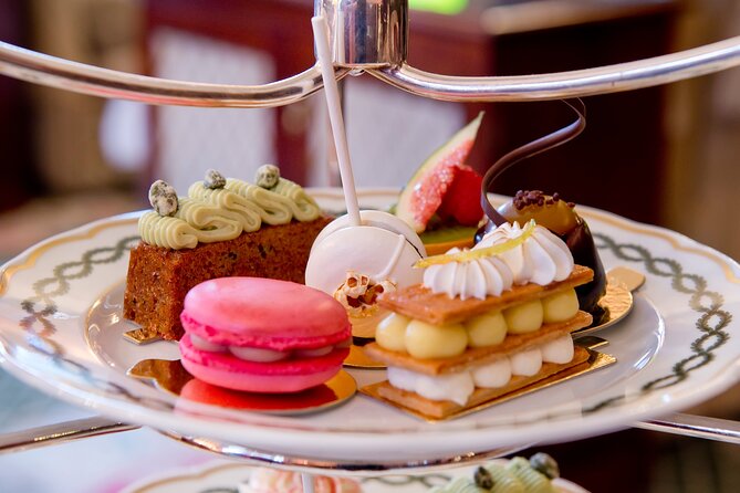 Afternoon Tea at The Milestone Hotel London - Pastries finish the three-tier spread