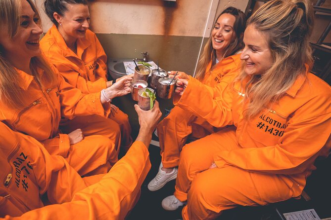 Alcotraz Prison Cocktail Experience in Manchester - How the smuggled liquor becomes four cocktails