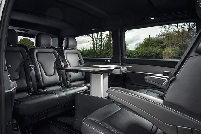 Arrival Transfer: Heathrow Airport LHR to London by Luxury Van - The Mercedes EQV or Class V ride
