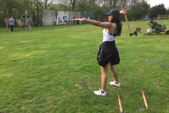 Axe Throwing Session - One Hour - From tomahawks to Spartan axes