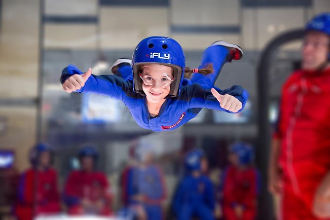 Basingstoke iFLY Indoor Skydiving Experience - 2 Flights & Certificate - The high-fly option and extra costs