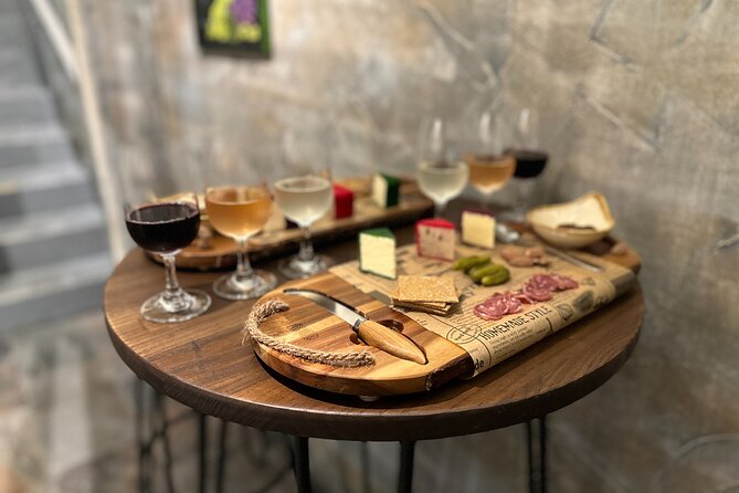 British Wine and Cheese Tasting Experience in City of Bath - Three British wines, usually white, rosé, and red