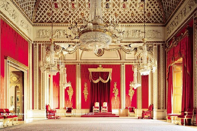 Buckingham Palace Entrance Ticket & British Royalty Guided Tour - How much walking and standing should you expect?