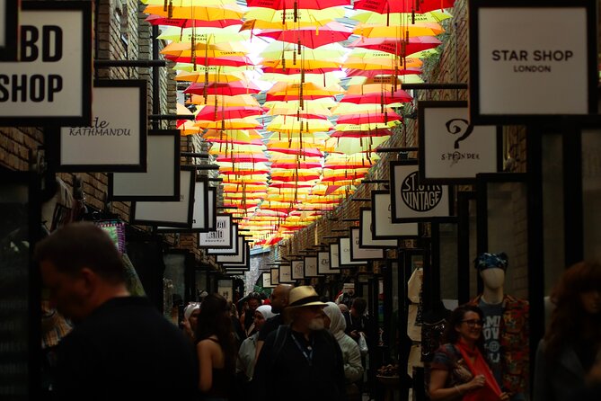 Camden Market - Music, Movies 10+ Food Tastings - Why the group limit of 10 matters