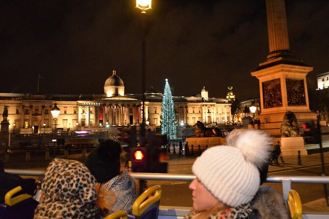 Christmas Lights Open-Top Bus Tour - Westminster closes the route with government buildings