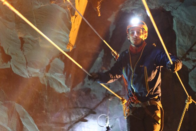 Climb in the Mine - Why a slate mine makes such a good climbing course