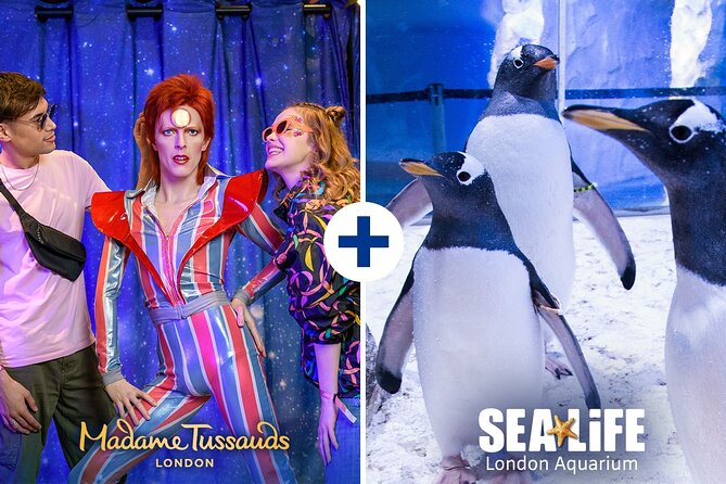 Combo Ticket: Madame Tussauds & SEA LIFE London Aquarium - Plan the order and timing with care