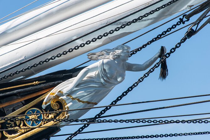 'Cutty Sark' Entrance Ticket - The main deck, masts, and ship’s wheel
