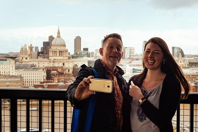 Family Friendly London Private City Tour - Crossing the wobbly Millennium Bridge
