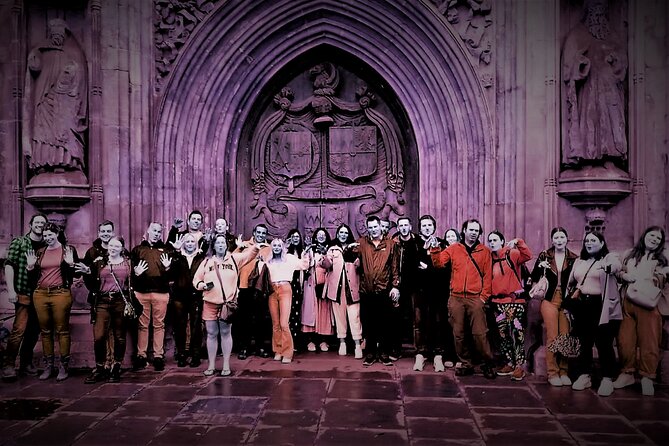 Fully guided Bristol Ghost Tours - Bristol Cathedral sets the mood at 7:30 pm
