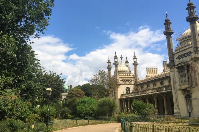 Fun, Flexible Treasure Hunt Around Brighton with Cryptic Clues & Hidden Gems - Theatre Royal Brighton: looking up from the street