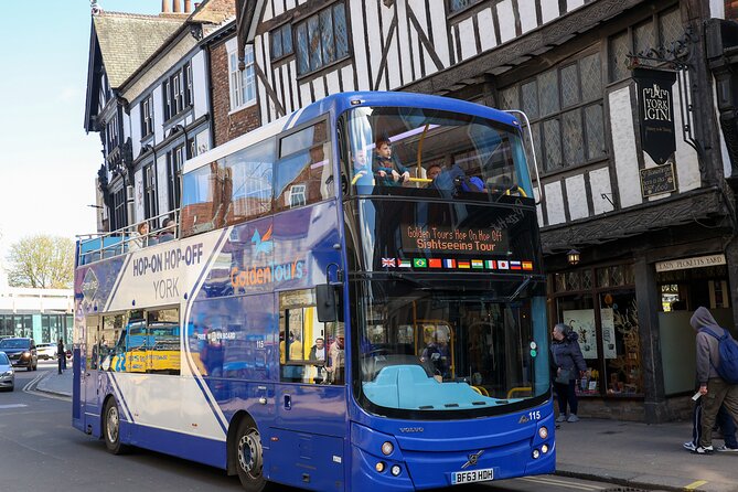 Golden Tours York Hop-on Hop-off Open Top Bus Tour with Audio Guide - What the 20 stops mean for your day