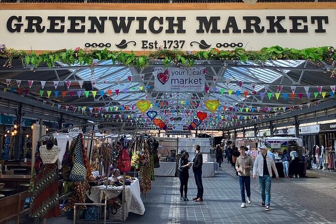 Greenwich, London: Real-world Adventure Game - Stop 3: Greenwich Market and the social side of the route