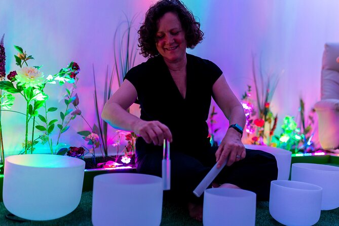 Guided relaxation and sound bath - The second half: crystal singing bowls and changing sound