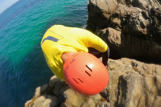 Half-Day Coasteering in Newquay Cornwall - Getting equipped for a Cornish sea session