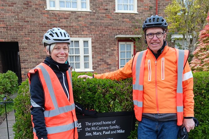 Half-Day Liverpool Electric Beatles Bike Tour - Calderstones Park points to school days and the Beatles name
