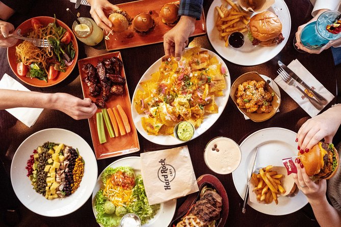 Hard Rock Cafe Piccadilly Circus with Set Menu for Lunch or Dinner - A rock and roll meal in the Criterion Building