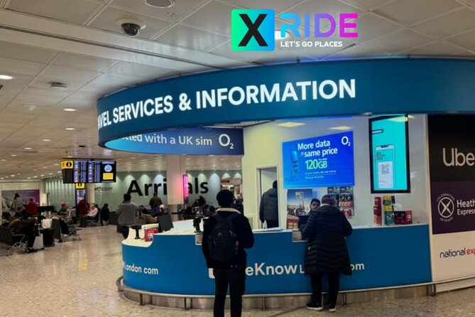 Heathrow Airport To/From Central London private taxi transfers - From the arrivals hall to central London