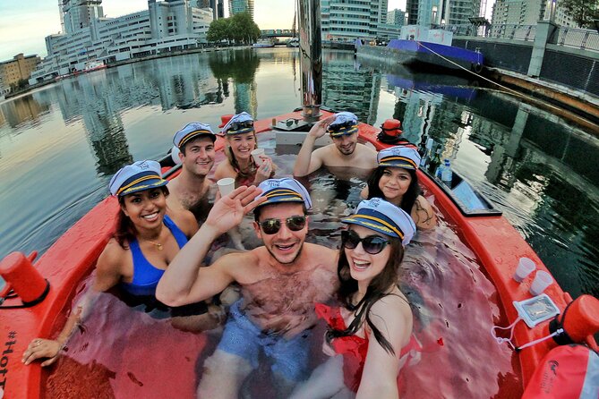 Hot Tub Boat Tour in London - London's most unique tour - Arriving at West India Quay