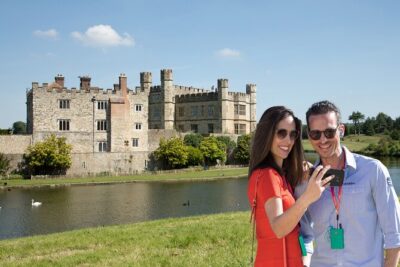 Leeds Castle Canterbury and Dover Private Tour from London