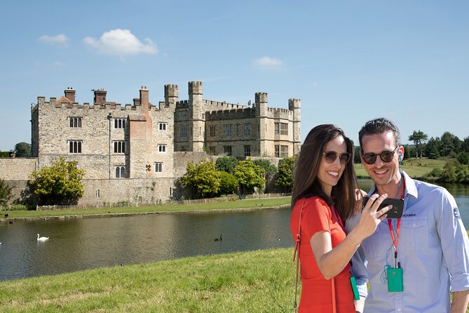 Leeds Castle Canterbury and Dover Private Tour from London - Leeds Castle, royal rooms and 500 acres of grounds