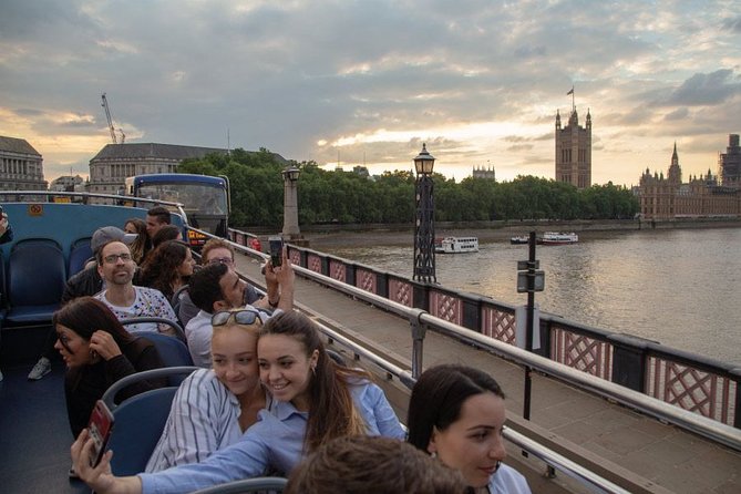 London by Night Sightseeing Open Top Bus Tour with Live Guide - Starting near the London Eye or Green Park