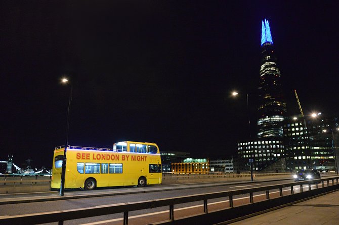 London by Night Sightseeing Tour - Open Top Bus - The London Eye, Parliament, and Westminster Abbey