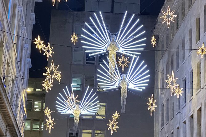 London Christmas Lights Guided Tour With Christmas Music - Leicester Square’s German-style Christmas market