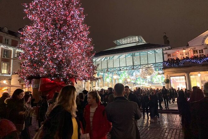 London Christmas Lights Guided Walking Tour - Trafalgar Square and the Christmas tree
