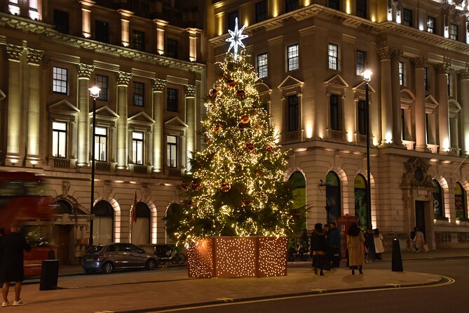 London Christmas Lights Private Walking Tour - Trafalgar Square and the Norwegian Christmas tree