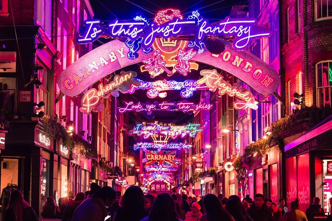London Christmas Lights Private Walking Tour - Along the Strand, with old London under the lights