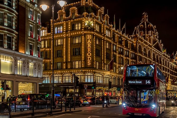 London Christmas Lights Tour by Vintage Double-Decker Bus - A vintage bus ride through London after dark