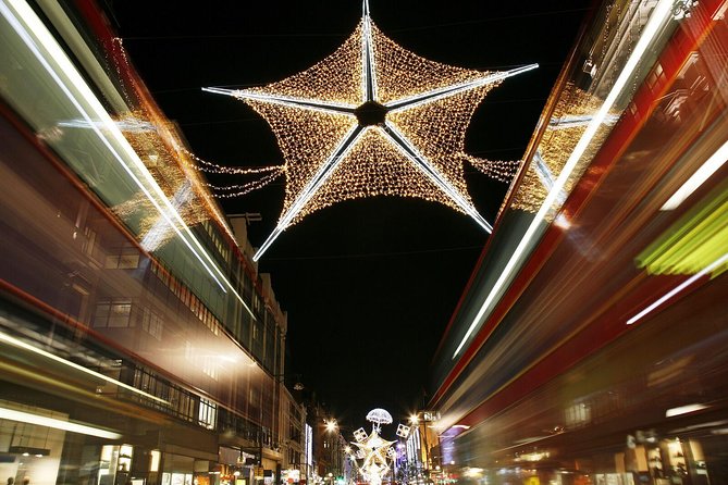 London Christmas Lights Tour by Vintage Double-Decker Bus - Big Ben, Westminster Abbey, and Downing Street