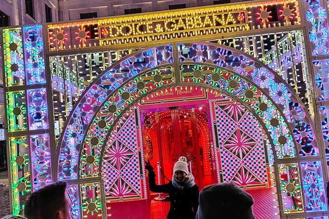 London Christmas Sparkle Private Walking Tour - Liberty and Carnaby Street show two different sides of the West End