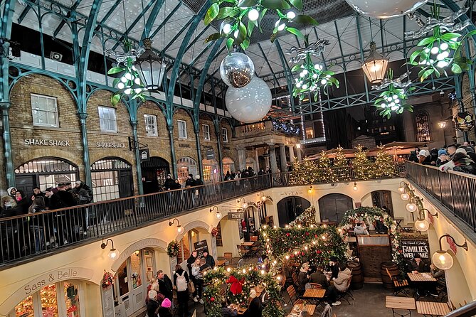London Christmas Sparkle Private Walking Tour - Somerset House brings in the ice rink