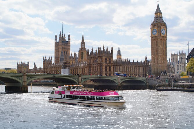London Eye River Cruise - Starting with Big Ben and Parliament
