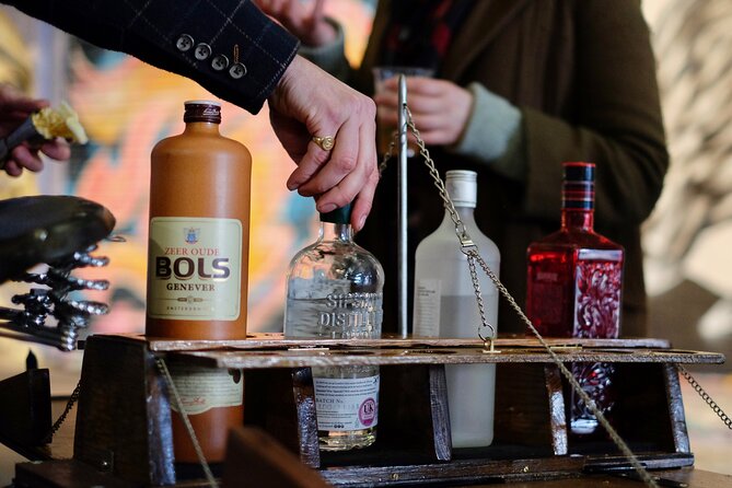 London Gin Safari: A Spirited, Juniper-Fuelled Jaunt - Gin served from the bikes, not inside bars