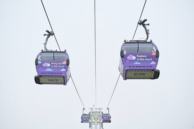 London: IFS Cable Car + Uber Boat Hop-On Hop-Off 1 Day River Pass - North Greenwich and the IFS Cloud Cable Car