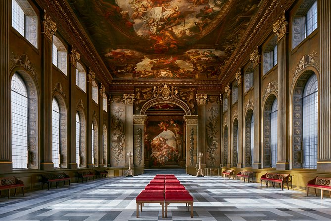 London: Naval College + Painted Hall + Uber Boat: One Way Trip - More than one spectacular room in Greenwich