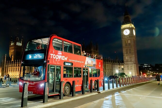 London Night Tour See the City Lights - London by Double-Decker Bus After Dark