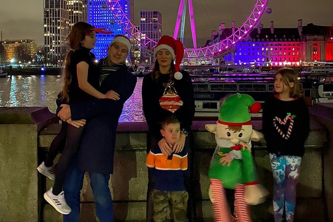 London Private Christmas Lights Taxi Tour with Pick Up - Victoria Embankment brings in the Thames