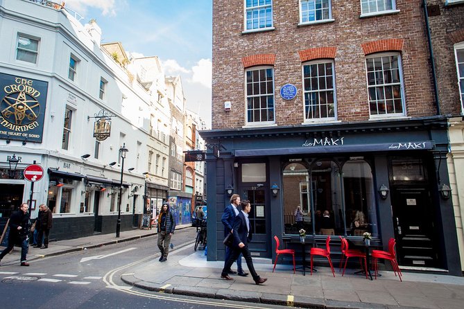 London Soho District Guided Walking Tour Semi-Private 12ppl Max - Music history hidden in Soho’s streets