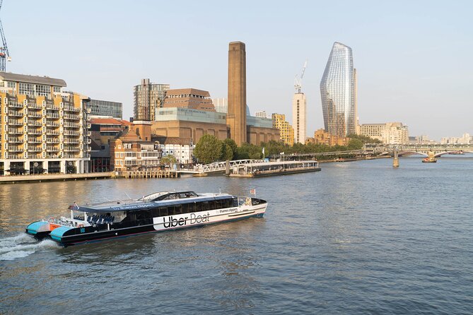 London: Uber Boat - Single Journey River Thames Cruise - Southbank Centre and Shakespeare’s Globe