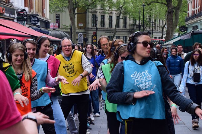 London West End Musical Silent Disco Walking Tour Top 1% Rated - Leicester Square brings movie musicals and The Time Warp