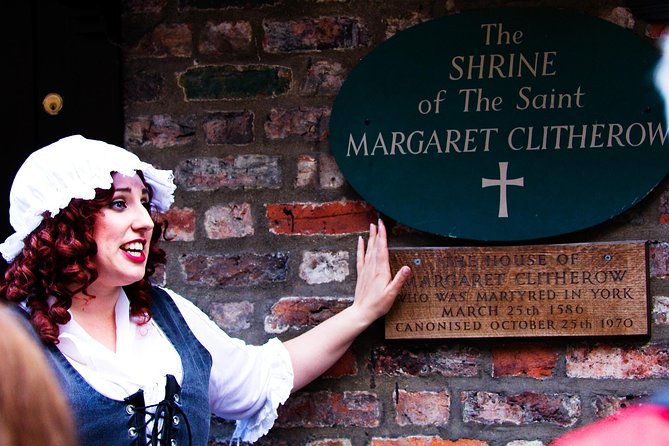 Mad Alice’s The Bloody Tour of York -Best Tour Award Europe - The Shambles and Margaret Clitherow