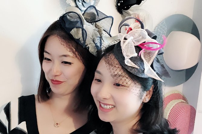 Make a Fascinator Hat with a Designer in London - Shaping the Base on a Traditional Hat Block