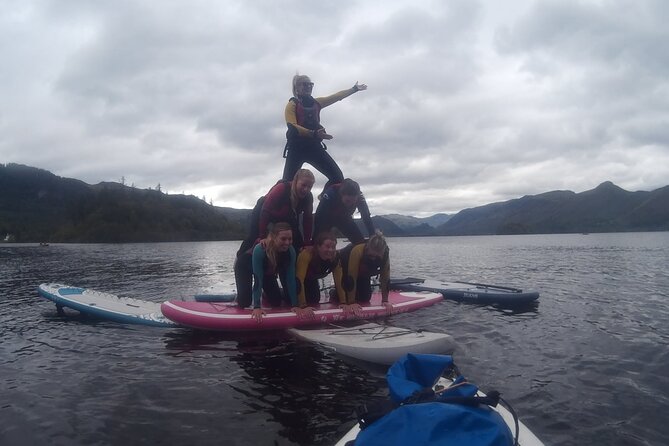 Paddle Boarding on Derwent Water - Moving from wobbly starts to a steady glide