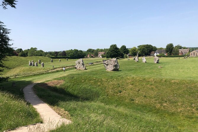 Private Day Tour from Bath to Avebury and Stonehenge with Pickup - Walking through Avebury’s three circles