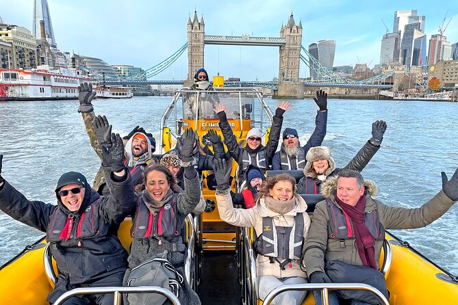 PRIVATE HIRE 45 min Speedboat Tour - Embankment/Westminster Pier - HMS Belfast and the central Thames views